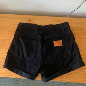 Shein Black Jean High Wasted Shorts